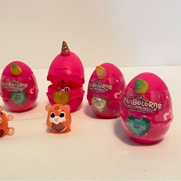 Zuru Rainbocorns Itzy Glitzy Surprise 5 New/ 1 Open Collectible Eggs/ 3 figures - Picture 2 of 10